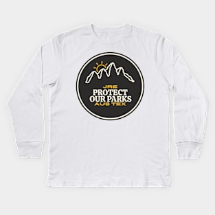 Protect our Classic Parks Kids Long Sleeve T-Shirt